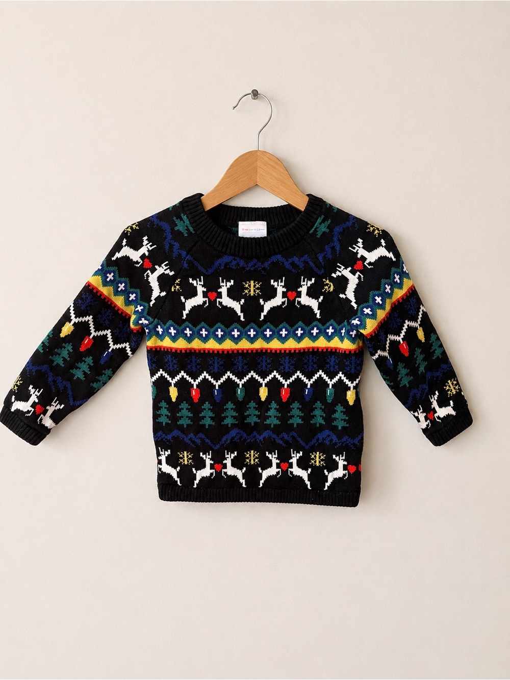 Hanna Andersson Reindeer Christmas Sweater – 18–24 Months